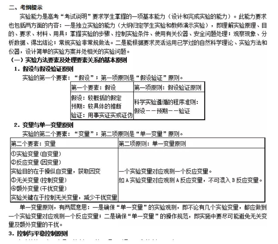 2020高考∣生物复习“六大专题板块”！2